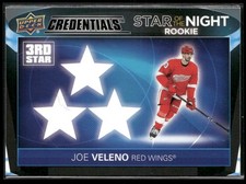 2021-22 Upper Deck Credentials #3SR-5 Joe Veleno Star of the Night: 3rd Star