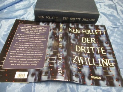 Ken Follett , Der dritte Zwilling , Roman , 1.  Auflage  1997 , TOP  Buch , R 85