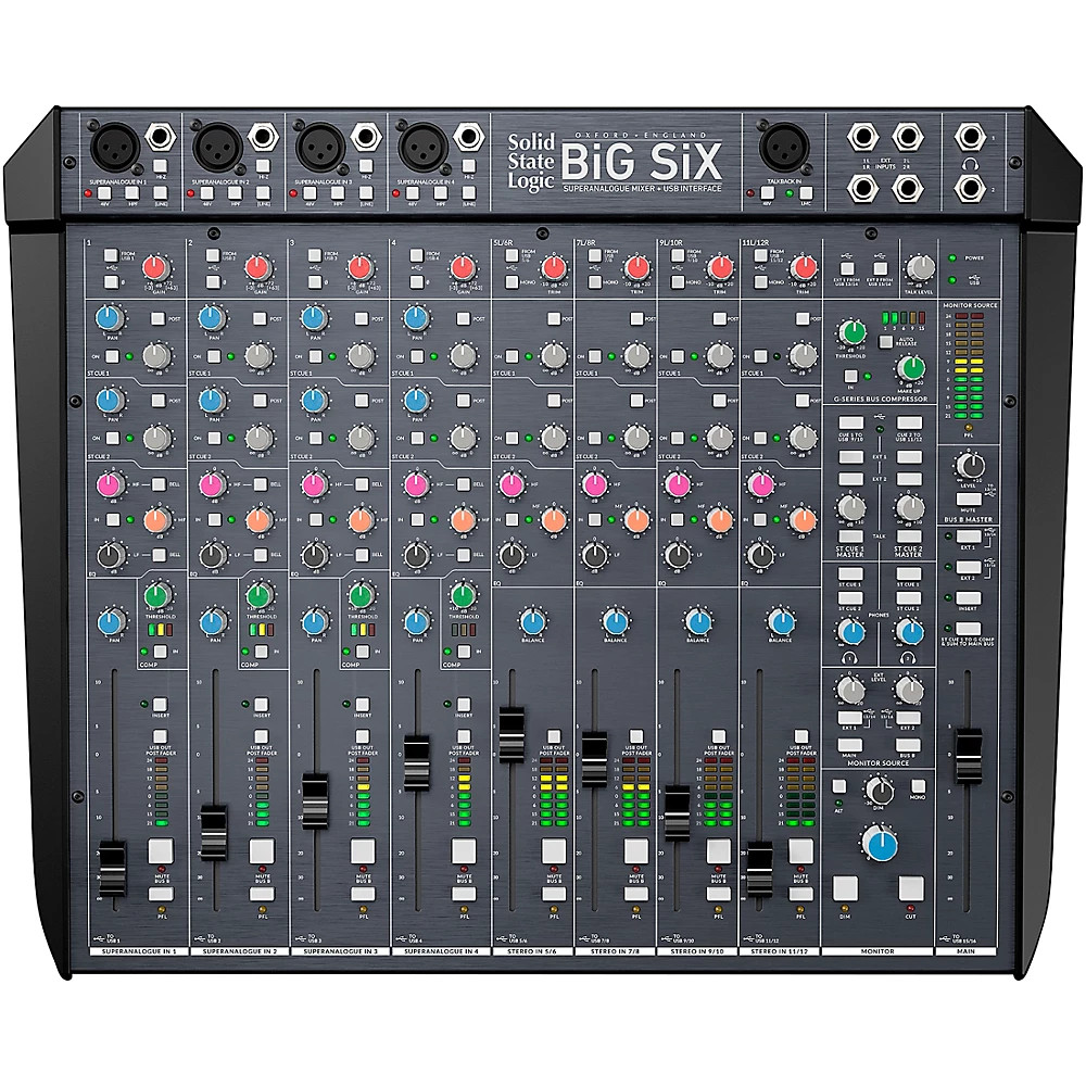 Профессиональный настольный суммирующий микшер Solid State Logic BiG SiX
