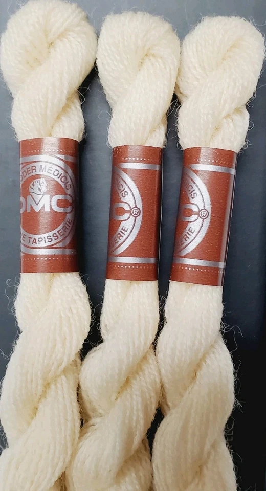 Lot of 3 DMC MEDICIS BLANC Tapestry Wool - Image 2 of 3