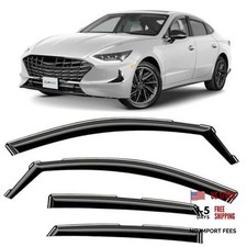 In-Channel Incredibly Durable Rain Guards Compatible with Sonata 20-26