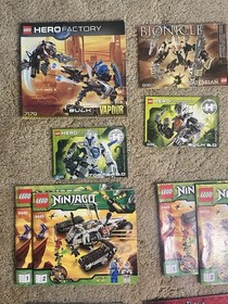 LEGO Illustrated Instruction Manuals Lot Hero Factory Ninjago Star Wars and more