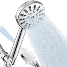 ® ALL METAL 3-Spray Hand Held Shower Head, 2.5 GPM High Flow Handheld Showerhead