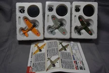 Rare 1/144 3-piece set Takara/Kaiyodo WWM "Mitsubishi A6M Zero Fighter" Zero