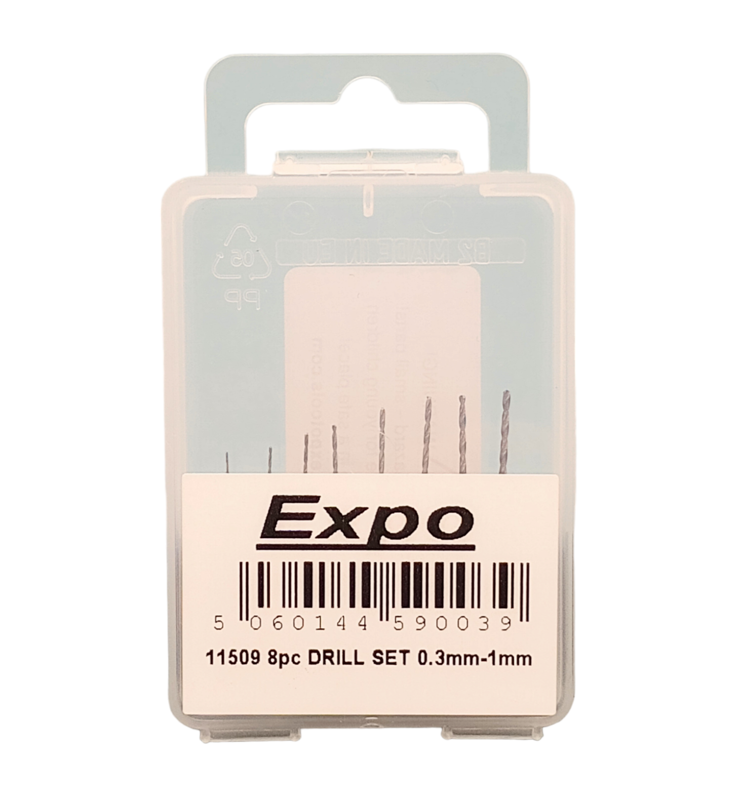 Expo Tools 8pc Drill Set 0.3mm - 1.0mm