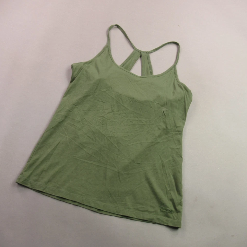 Top Patagonia para mujer grande sin mangas ligero elástico informal entrenamiento verde Foto 2 de 4