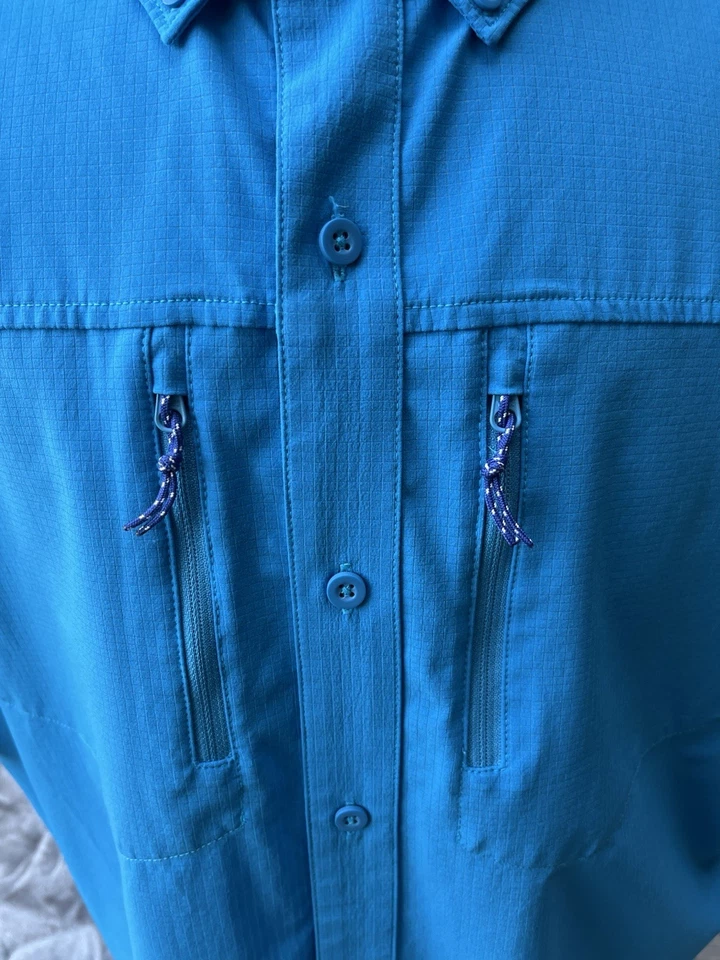 Camisa ventilada AFTCO American Fishing Tackle Company absorbe la humedad UPF 2XL Foto 4 de 4