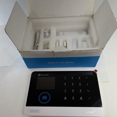 New Digoo DG-HOSA GSM WiFi Security Alarm System RFID Color Display Remote App