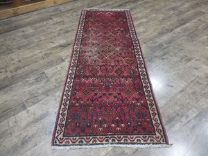 Anatolian Geometric Vintage Turkish Rug,HandMade Turkish Tribal Rug 2.7x7.1 Ft