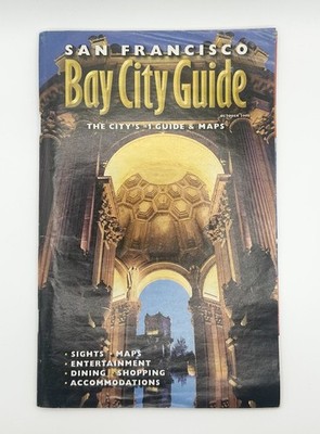 San Francisco Bay City Guide USA Reiseführer Vintage Karte 10/2005 1/2