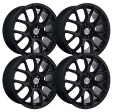 Set-4 Drag Dc15 18x8 5x100 Gloss Black 35mm Wheels Rims 18 Inch