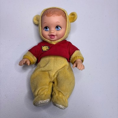 Lauer Toys Water Baby Winnie the Pooh Bear Disney Outfit Costume 1999 Blue Eyes