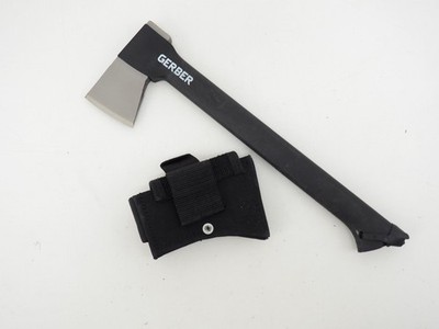 New! Gerber Gator Axe Forged Steel Magnetic Saw Handle with Sheath Camping Tool
