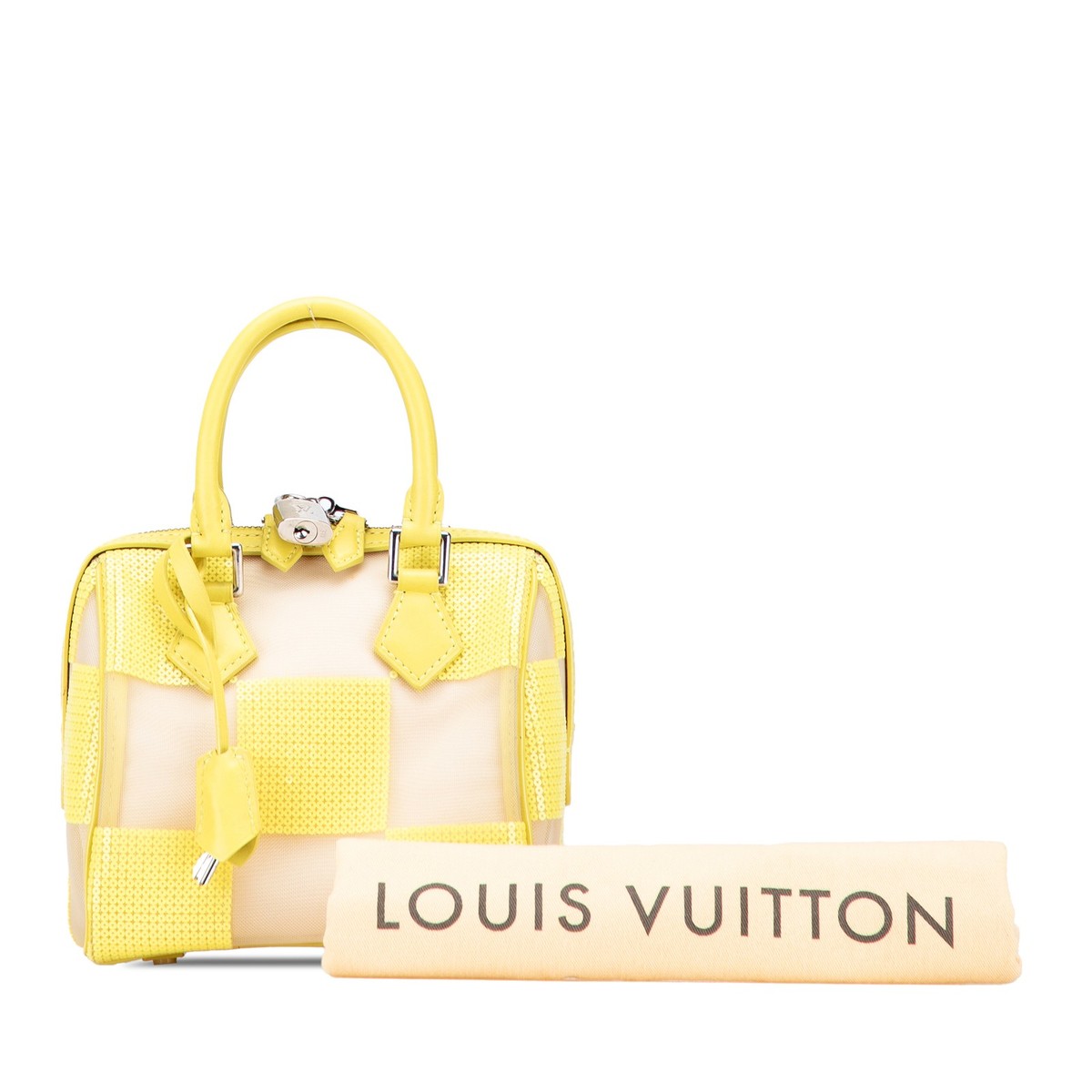 AUTH Louis Vuitton Hair Cube Clear Yellow with box. louis vuitton hair cubes products for sale | eBay main image 3