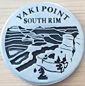 GRAND CANYON NATIONAL PARK - YAKI POINT TOKEN - ARIZONA - FREE SHIPPING