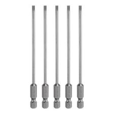 5pcs SL3 Magnetic Slotted Screwdriver Bits 3mm Flat Head Screwdriver Bit 4"
