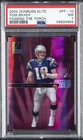 2004 DONRUSS ELITE PASS THE TORCH #PT-10 TOM BRADY #/1000 PSA 7