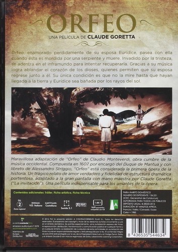 ORFEO (DVD) - Imagen 2 de 3