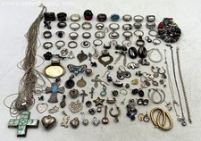 Superior Sterling (.925) Silver Scrap Jewelry Lot 1.2lbs