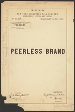 New York Condensed Milk Company for Peerless Brand Milk, Cream, Butter, and