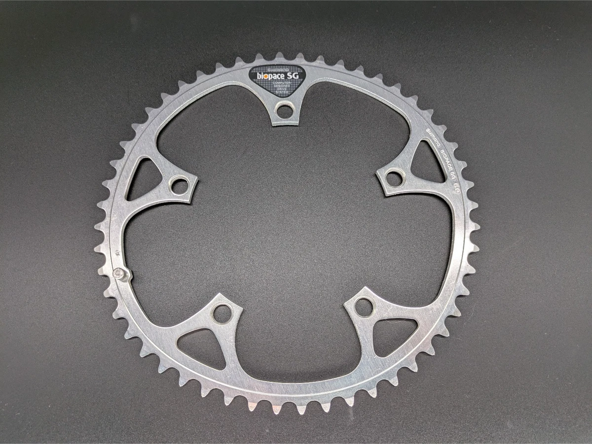 Vintage Shimano Biopace 110 BCD Chainring 48t 48 Tooth Oval