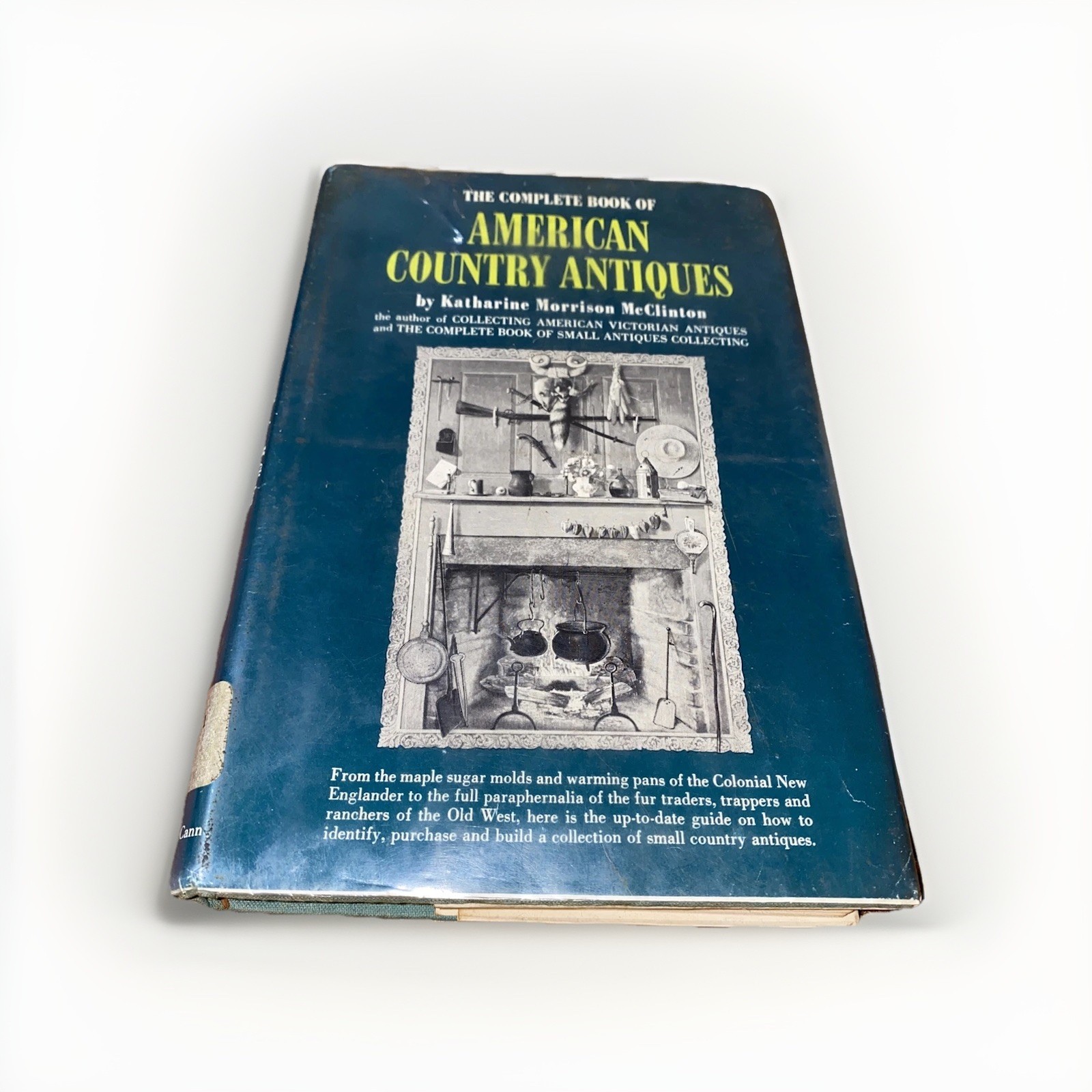 1967 American Country Antiques Katherine McClinton DJ Uniondale Library Book