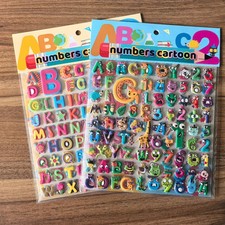 9 Styles Cute Double Layer 3D Foam Stickers for Decoration