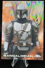 2025 Topps Chrome Star Wars RayWave Refractor The Mandalorian #181