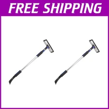 Quick Lock Snow Broom for Trucks and SUVs, Pack of 2