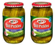 Bicks Garlic Whole Dill Pickles, 1L (2 Pack)