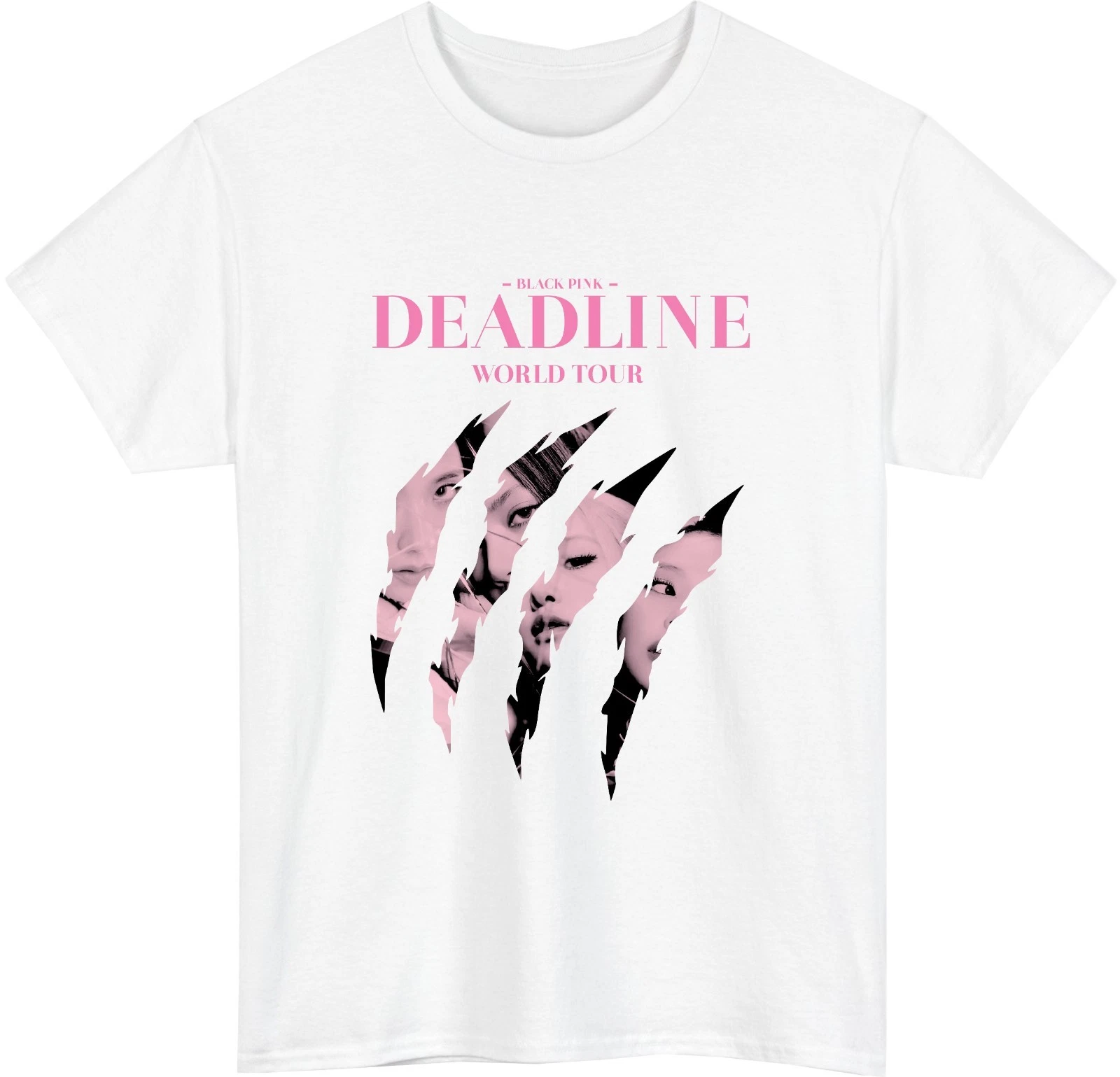 Black T-Shirt, Pink T-Shirt, Deadline World Tour Tee, Concert Fans T-Shirt