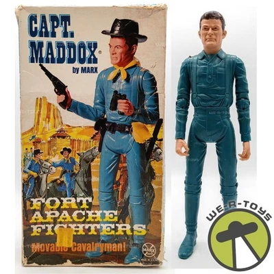 Capt Maddox By Marx Fort Apache Fighters Moveable Cavalryman