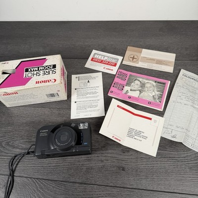 Canon Sure Shot Zoom Max 38 76mm Point & Shoot 35mm Filmkamera LESEN