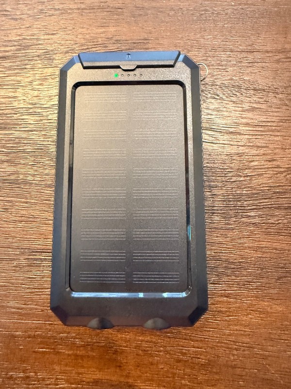 NIFFPD NEW Solar Power Bank with Light and Compass