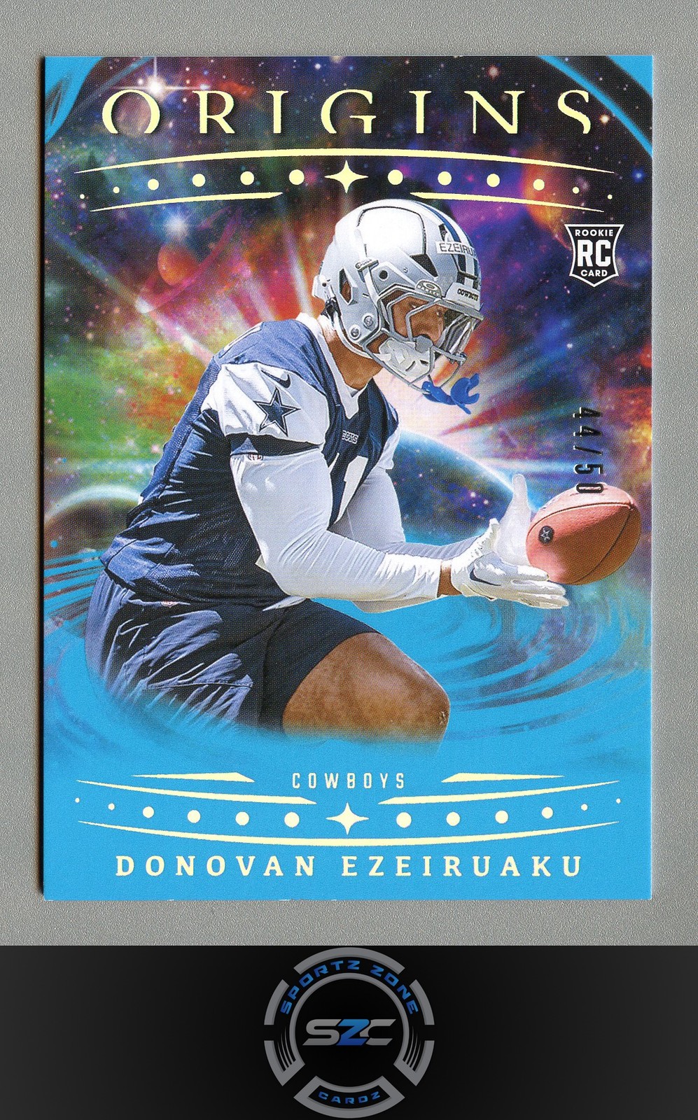 Donovan Ezeiruaku Panini Origins #150 Turquoise