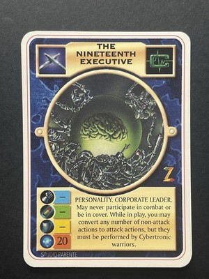 Doomtrooper CCG Warzone The Nineteenth Executive Card Mutant Chronicles 1995 NM