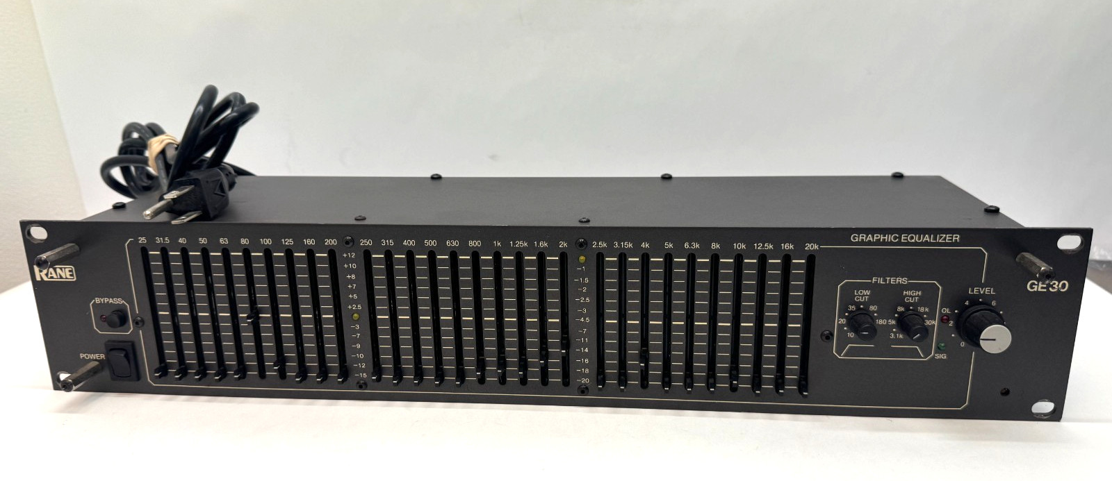 Rane ge30 Graphic Equalizer 120 vac 50/60hz 30w