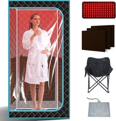 Infrared Sauna Box with Red Light Therapy & Remote Control - Portable Wellness