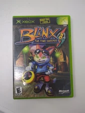 Blinx The Time Sweeper (Microsoft Xbox, 2002) Complete Tested CIB XBX