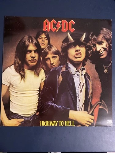 AC/DC Highway To Hell 1979 Atlantic K50628 12" FIRST PRESS A1/B1 matrix VG+
