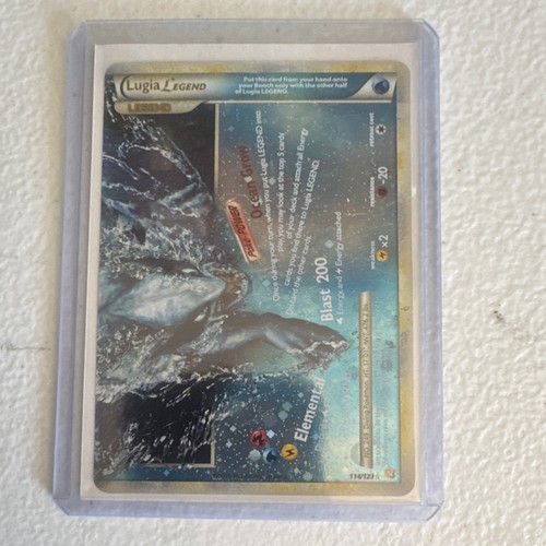 Lugia LEGEND (Bottom) 114/123 HeartGold & SoulSilver Ultra Rare Holo English