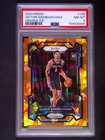 2023-24 Panini Prizm Victor Wembanyama #136 RC Rookie Orange Ice PSA 8