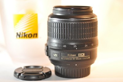 Nikon DX AF-S VR Nikkor 18-55mm G lens for D7500 D3400 D80 D5600 D90 D3200 D5200