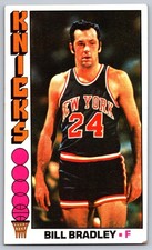 1976-77 TOPPS #43 BILL BRADLEY NEW YORK KNICKS