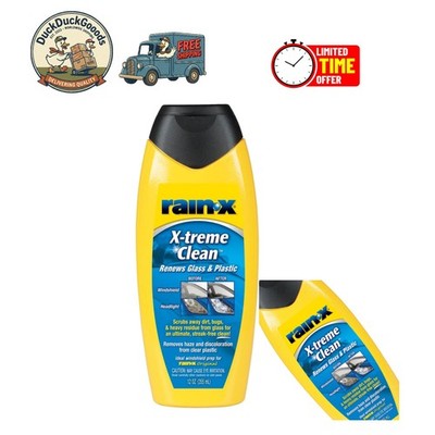X-treme Clean Glass Cleaner - Streak-Free Formula for Ultimate Clarity, 12 fl oz