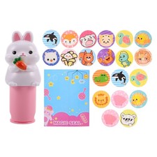 Stamps Children Adorable Cartoon Shape Sticker Stamper for Kids Seal