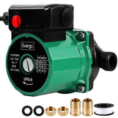 #ad Automatic Hot Water Circulation Pump Booster Pump 3 Speed Domestic Pump 105W $32.49