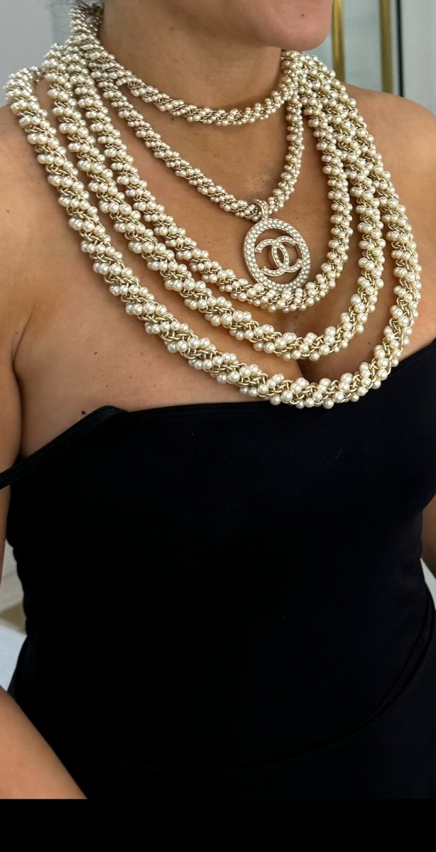 Chanel Fall Fresh Water Pearl Limited Edition Necklace CC