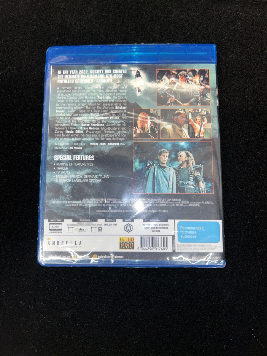Escape from Absolom (Aka No Escape) (Blu-ray, 1994) for sale