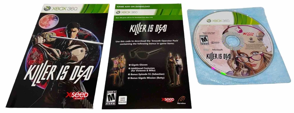 Killer Is Dead Limited Edition Microsoft Xbox 360 Complete CIB w/ Manual Tested - Image 3 of 4